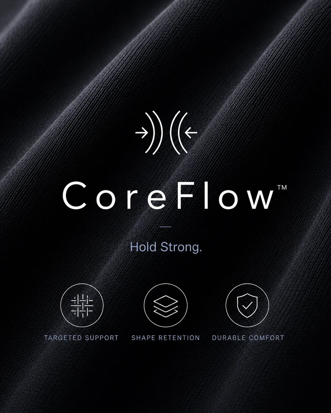 VARO CoreFlow logo and text on a black textured background