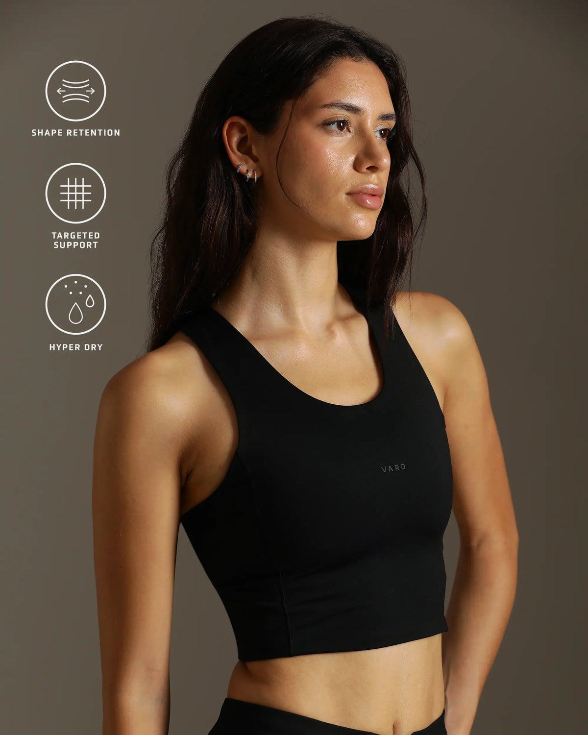 Barely There High Impact Crop Bra