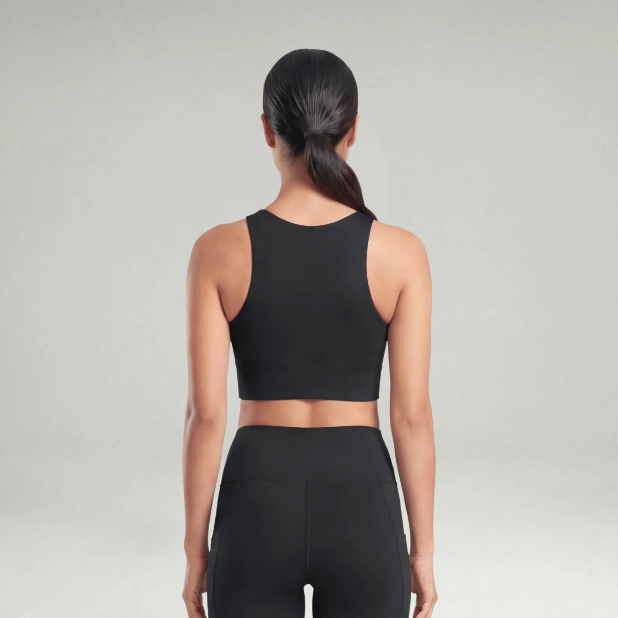 Luxe Performance Crop Top Sports Bra